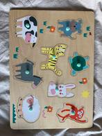 Houten Dieren Puzzel HEMA, Ophalen, 2 tot 4 jaar, 10 tot 50 stukjes, Zo goed als nieuw