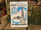 Emaille bord Weber Heber zeer beperkte uitgaven, Ophalen of Verzenden, Zo goed als nieuw, Nvt, Nvt