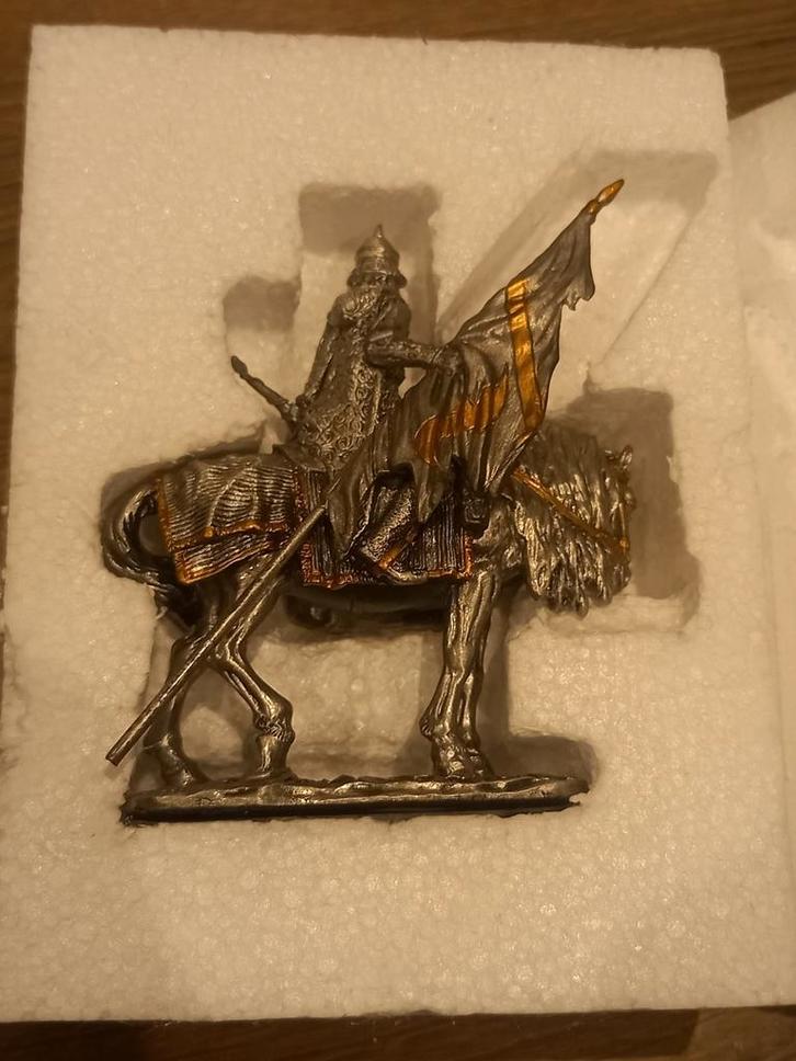 Tinnen Viking Soldaat te Paard - Nieuw in Doos, Antiek en Kunst, Antiek | Wandborden en Tegels, Ophalen of Verzenden