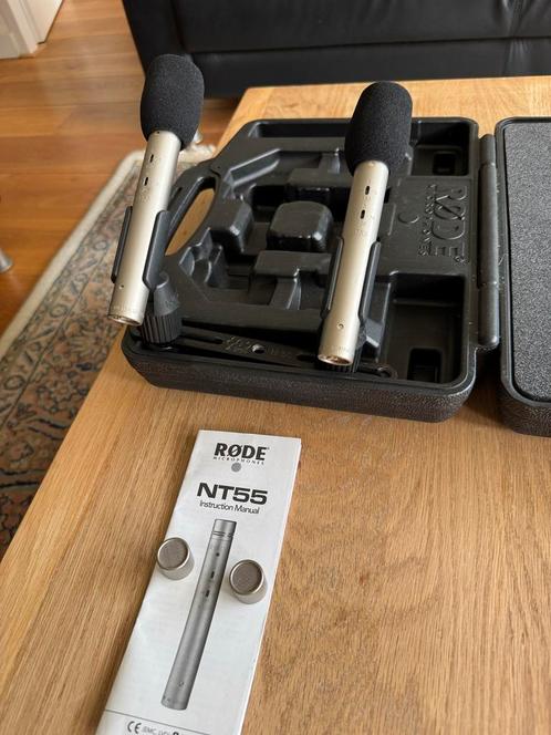 Røde NT55 Microfoon Set - gebruikt, Muziek en Instrumenten, Microfoons, Zo goed als nieuw, Instrumentmicrofoon, Ophalen of Verzenden
