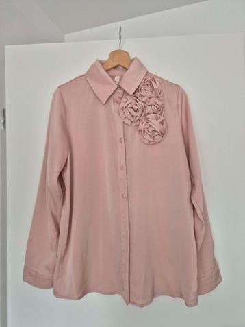 Lichtroze blouse met bloemen - maat M - Elli White - nieuw beschikbaar voor biedingen