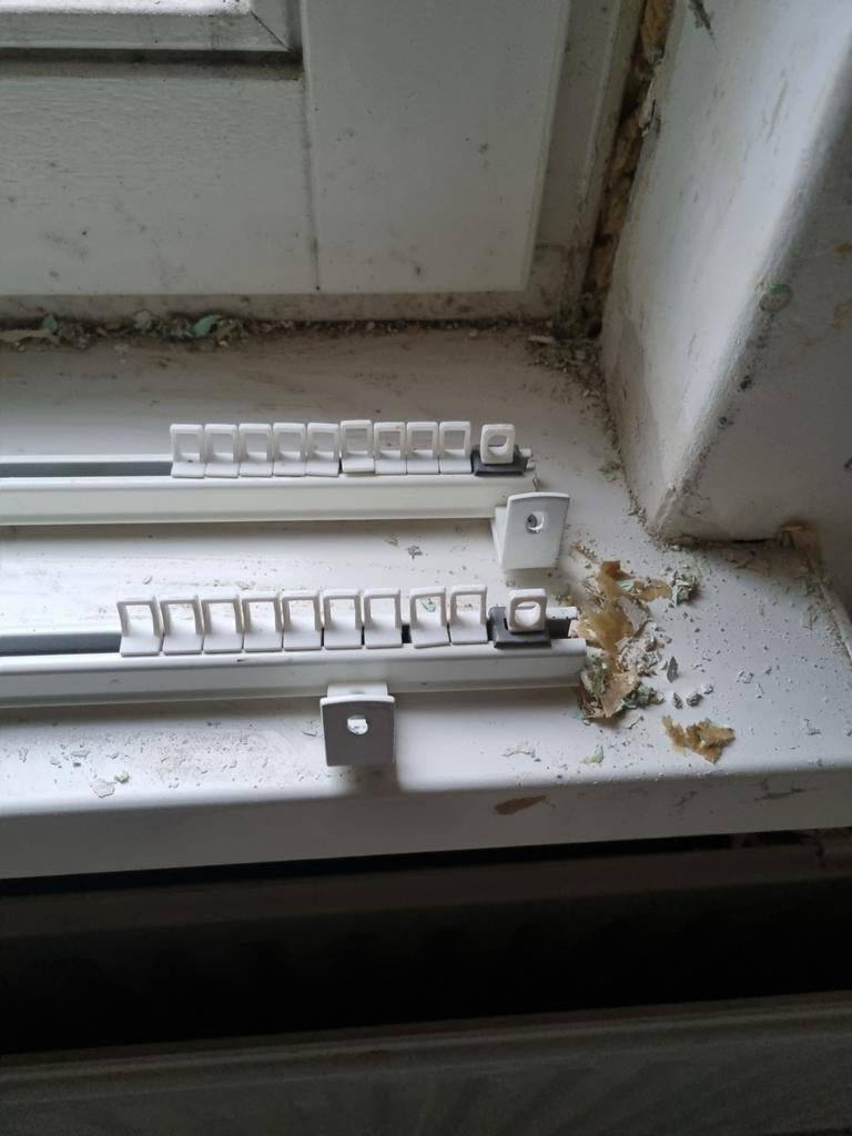 Gordijnrails - Perfect voor uw gordijnen!, Ophalen, Gebruikt, Eenvoudig, Wit