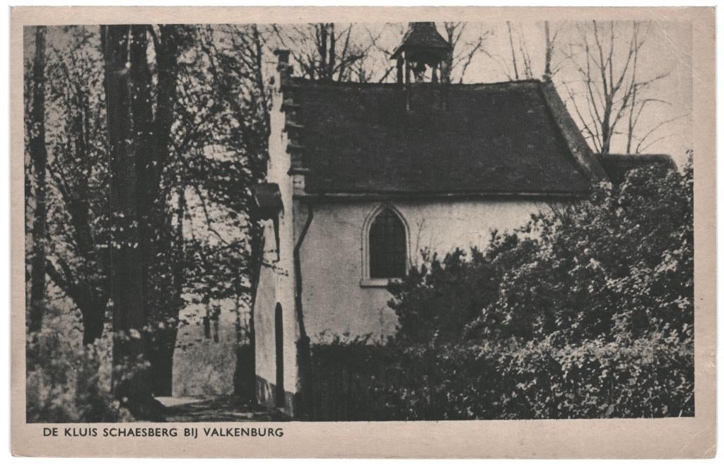965445 Schaersberg bij Valkenburg De Kluis 1949 zegel afgew, Ophalen of Verzenden, 1940 tot 1960, Gelopen, Limburg