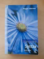 Understanding syntax, Boeken, Ophalen of Verzenden, Gelezen