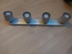 Moderne LED Spot Lamp - 4 Spots, Metaal of Aluminium, Ophalen of Verzenden, Zo goed als nieuw, Modern