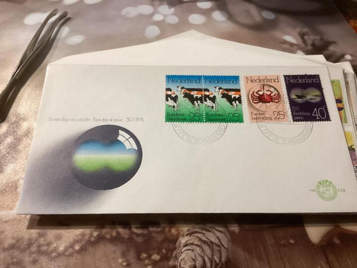 No7234 Afwijkend E133a dubbele koe Heb ook van Nederland, Postzegels en Munten, Postzegels | Eerstedagenveloppen, Onbeschreven