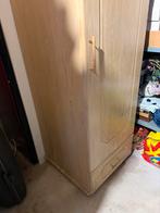 Mooie Massief eiken houten kledingkast, Eikenhout, 50 tot 100 cm, Zo goed als nieuw, 150 tot 200 cm