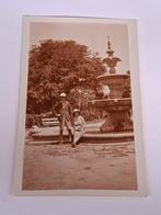 Fotokaart- Pakistan- Karachi Zoo- fontein-1920/1930, Ophalen of Verzenden, Voor 1940, Overige onderwerpen, Foto