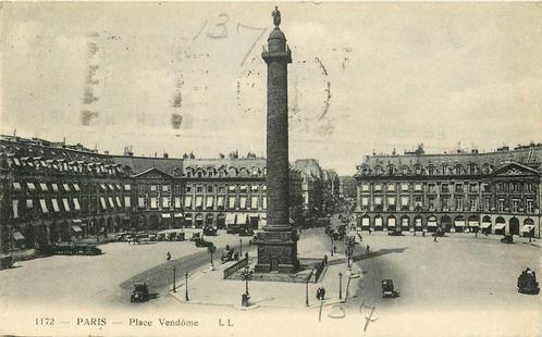 (376-175-001) Paris Place Vendome, Verzamelen, Ansichtkaarten | Buitenland, Frankrijk, Verzenden