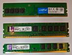 Desktop Ram geheugens DDR3 en DDR4, Computers en Software, RAM geheugen, Ophalen of Verzenden, Zo goed als nieuw, DDR3, Desktop