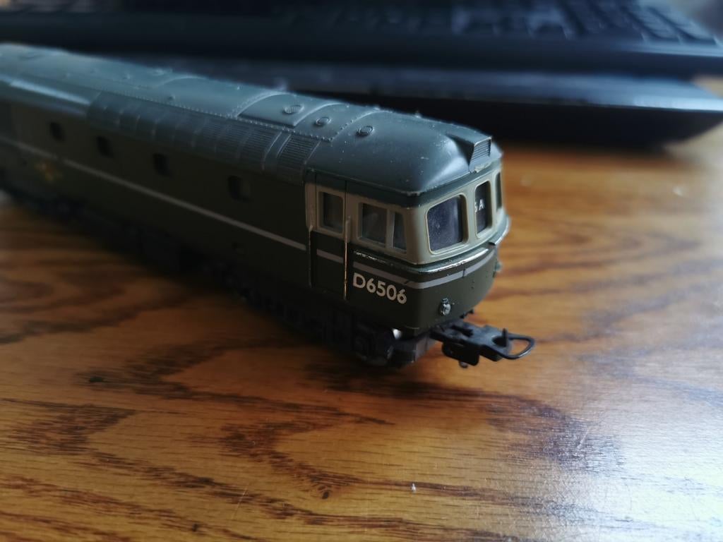 Lima Groene Diesellocomotief D6506, Gebruikt, Ophalen of Verzenden, Analoog, Lima