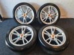 Porsche 911 997 18" Breedset Velgen met Michelin zomerbanden, Ophalen, 18 inch, Gebruikt, 295 mm
