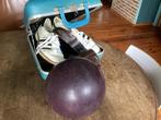 Retro Bowling Set in Koffer, Sport en Fitness, Ophalen, Gebruikt, Bal