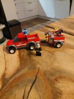 Lego city brandweer pick up truck 7942, Ophalen of Verzenden, Zo goed als nieuw