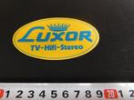 stickers LUXOR TV HiFi Stereo, Ophalen, Zo goed als nieuw