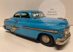Vintage  Auto - Blauw blik, Antiek en Kunst, Antiek | Speelgoed, Ophalen of Verzenden
