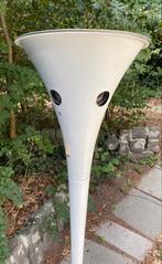 Witte metalen staande lamp vloerlamp, Ophalen