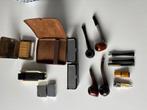 Collectie “antiek” rookgerei . Merken staan op de pijpen, Verzamelen, Rookartikelen, Aanstekers en Luciferdoosjes, Ophalen of Verzenden