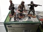 3 TINNEN WW2 SOLDATEN SETS van W.BRITAIN & THOMAS GUNN OVP, Ophalen of Verzenden, Landmacht, Miniatuur of Beeldje