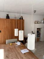 Plafondlamp Eettafel - 3 Lampen - Grote Fitting, Gebruikt, 50 tot 75 cm, Ophalen of Verzenden, Metaal