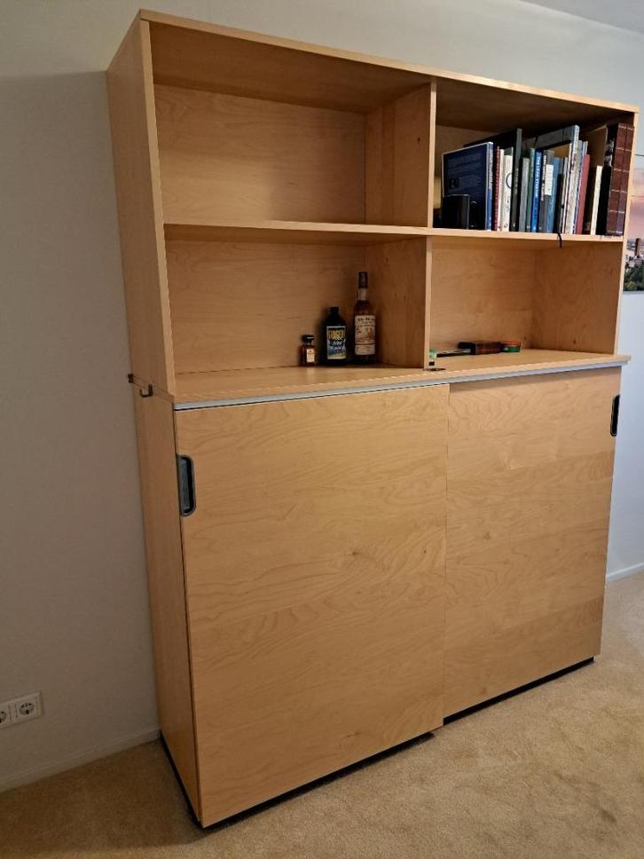 Ikea complete kantoor- werkkamer inrichting licht hout, Huis en Inrichting, Complete inboedels, Ophalen