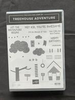 Treehouse adventure | stampin up, Gebruikt, Ophalen of Verzenden