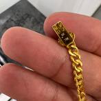 21k gouden armband cuban schakel nieuw, Sieraden, Tassen en Uiterlijk, Armbanden, Ophalen of Verzenden, Nieuw, Goud