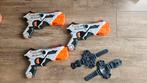 Nerf laser pistolen 3 stuks, Ophalen of Verzenden, Zo goed als nieuw