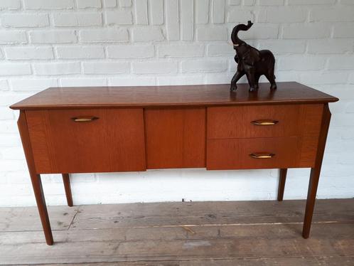 Vintage retro kastje Louis van Teeffelen Webe teak jaren 60., Huis en Inrichting, Kasten | Dressoirs, Zo goed als nieuw, 100 tot 150 cm