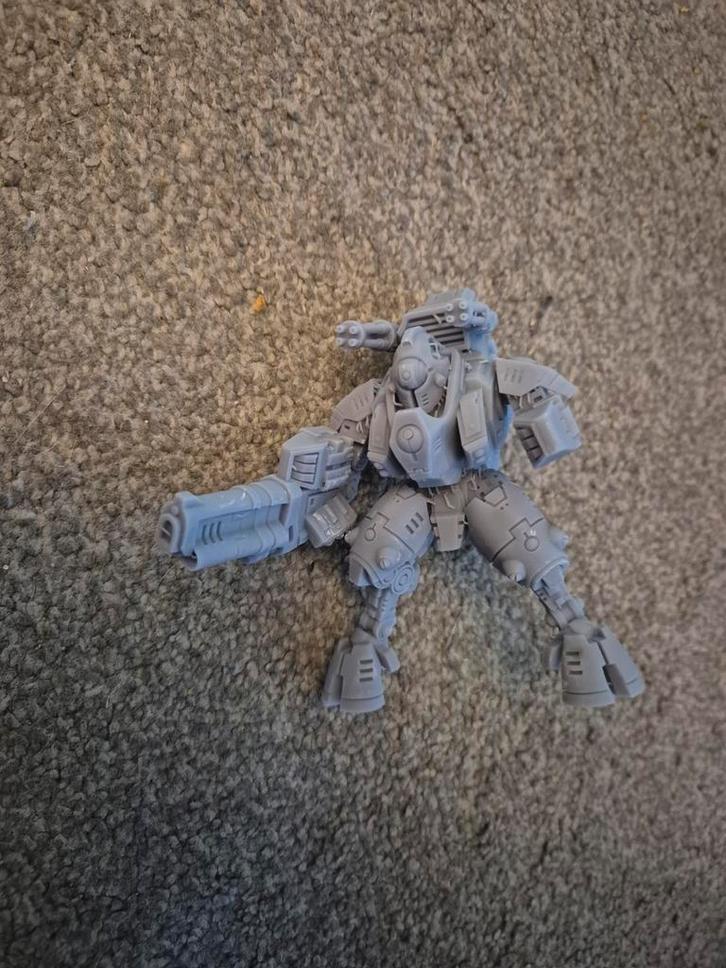 Tau Empire Ghostkeel Battlesuit 3D Geprint, Hobby en Vrije tijd, Wargaming, Nieuw, Warhammer 40000, Figuurtje(s), Ophalen of Verzenden