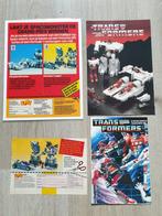 Vintage Transformers folders catalogus reclame materiaal, Verzamelen, Transformers, Overige generaties, Ophalen of Verzenden, Gebruikt