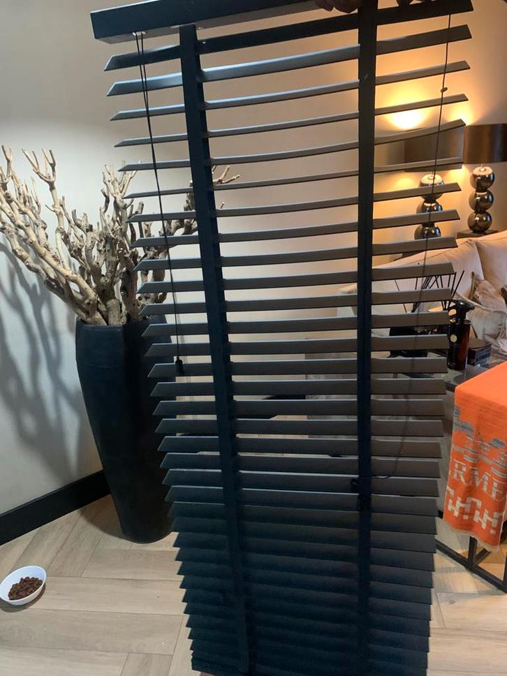 Jaloezie antraciet 60 x 175 - Kwantum Ravi - luxaflex, Huis en Inrichting, Stoffering | Gordijnen en Lamellen, Gebruikt, 150 tot 200 cm