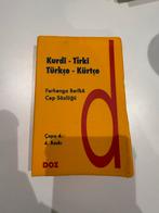Koerdisch Turks woordenboek - cep sozlugu turkce kurtce, Ophalen of Verzenden, Gelezen, Non-fictie