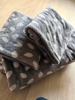 Optidee Optipluche Beddengoed 240x220 + Slopen, Gebruikt, Dekbedovertrek, Tweepersoons, Ophalen of Verzenden