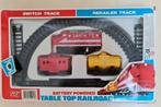 Plastic trein met rails Santa Fe locomotief compleet, Ophalen