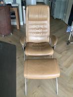 Stressless fautuils met voetensteun, Huis en Inrichting, Fauteuils, Ophalen, Minder dan 75 cm, Leer, 50 tot 75 cm