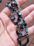 Vintage 90's millefiori glas collier, Ophalen of Verzenden, Zo goed als nieuw, Overige materialen