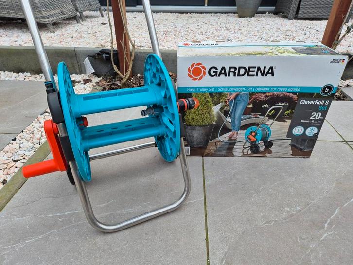 Gardena CleverRoll S Tuinslanghaspel Set - Nieuw!, Tuin en Terras, Tuinslangen, Nieuw, Tuinslanghaspel, Ophalen of Verzenden