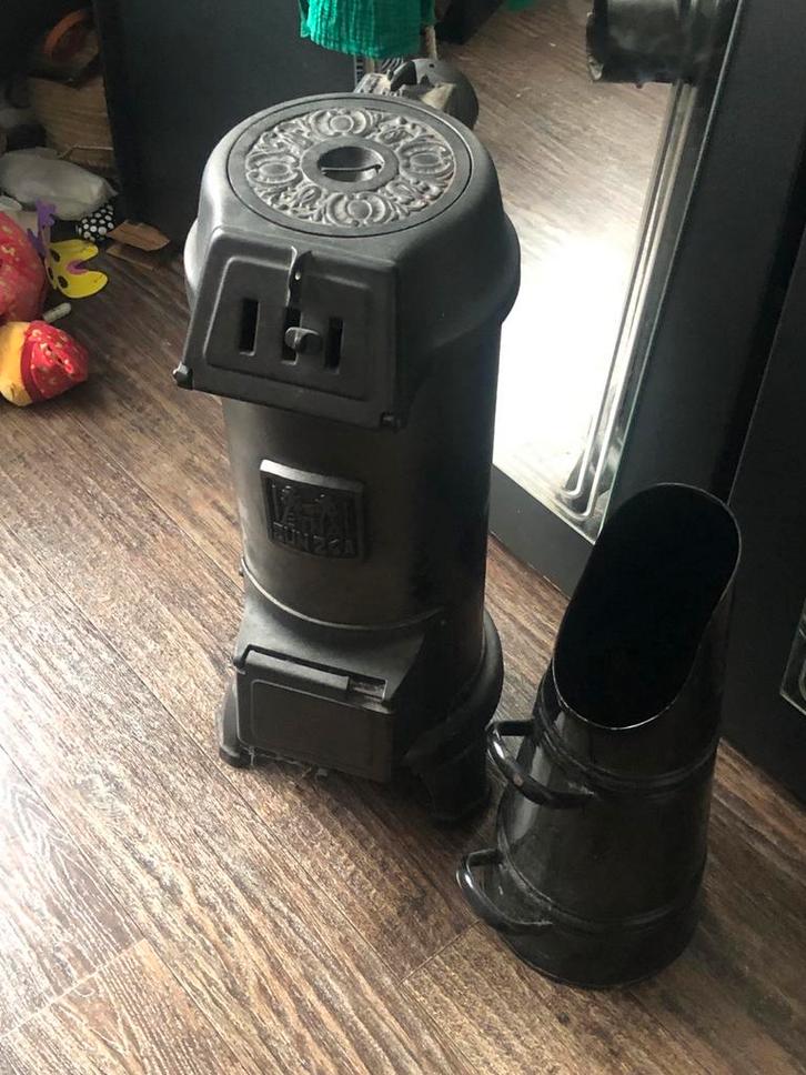 Etna Sun 24A Kolomkachel plus kolenkit, Huis en Inrichting, Kachels, Gebruikt, Vrijstaand, Kolomkachel, Overige brandstoffen, Ophalen