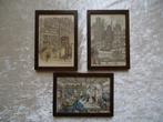 3 Schilderachtige Art prenten van **Anton Pieck**, 1980 tot heden, Ophalen of Verzenden, Zo goed als nieuw, Prent