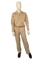Us ww2 chino summer service uniform - repro, Ophalen of Verzenden, Landmacht, Amerika, Kleding of Schoenen