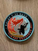 RNLAF F-35 NAVD 980 Squadron Embleem, Ophalen of Verzenden, Luchtmacht, Nederland, Embleem of Badge