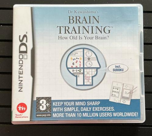 Nintendo DS Spel Brain Training, Spelcomputers en Games, Games | Nintendo DS, Gebruikt, Puzzel en Educatief, 1 speler, Vanaf 3 jaar