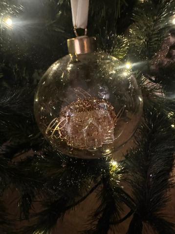 6 Rivièra Maison glazen huis kerstballen beschikbaar voor biedingen