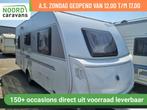 KNAUS SPORT 500 MOVER + ENKELE BEDDEN + VOORTENT, Caravans en Kamperen, Caravans, Hordeur, Rondzit, 7 tot 8 meter, Bedrijf