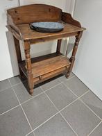 Brocante landelijke wastafel, Ophalen