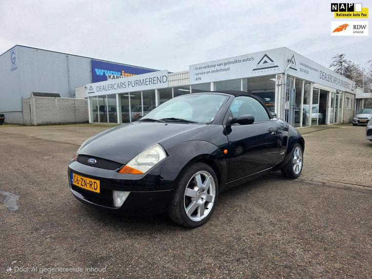 Ford Streetka 1.6 Futura, Auto's, Ford, Bedrijf, Te koop, Ka, ABS, Airbags, Airconditioning, Centrale vergrendeling, Elektrische buitenspiegels