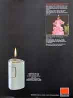 22 vintage reclames van aanstekers 39-72 Rowenta Cricket Col, Verzamelen, Verzenden, Gebruikt, Aansteker