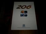 Peugeot 206 o.a. Roland Garros + Prijslijst [ 4 / 1999 ], Verzenden, Zo goed als nieuw, Peugeot