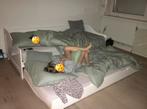 IKEA uitschuifbed bedbank, Gebruikt, Verzenden, 70 tot 85 cm, Lattenbodem